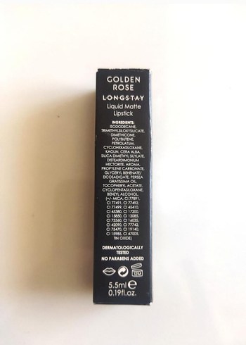 Beden Golden Rose Longstay Liquid Matte Lipstick No: 07