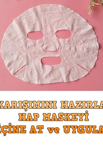 Seyahat Tipi Sıkıştırılmış Kağıt Maske - Görsel 4