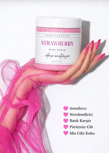 Mimosa Care Çilek Özlü Nem Bombası, Anında Batık Karşıtı - Görsel 4