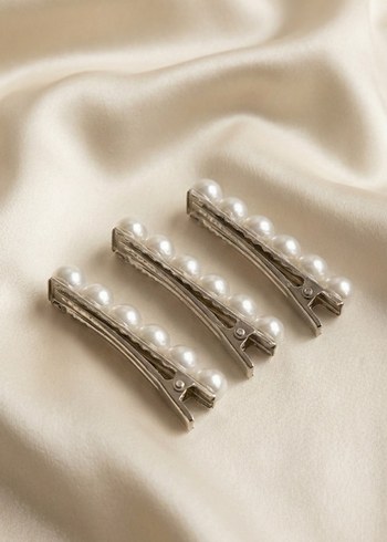 İnci Detaylı Metal Toka Seti - Görsel 2