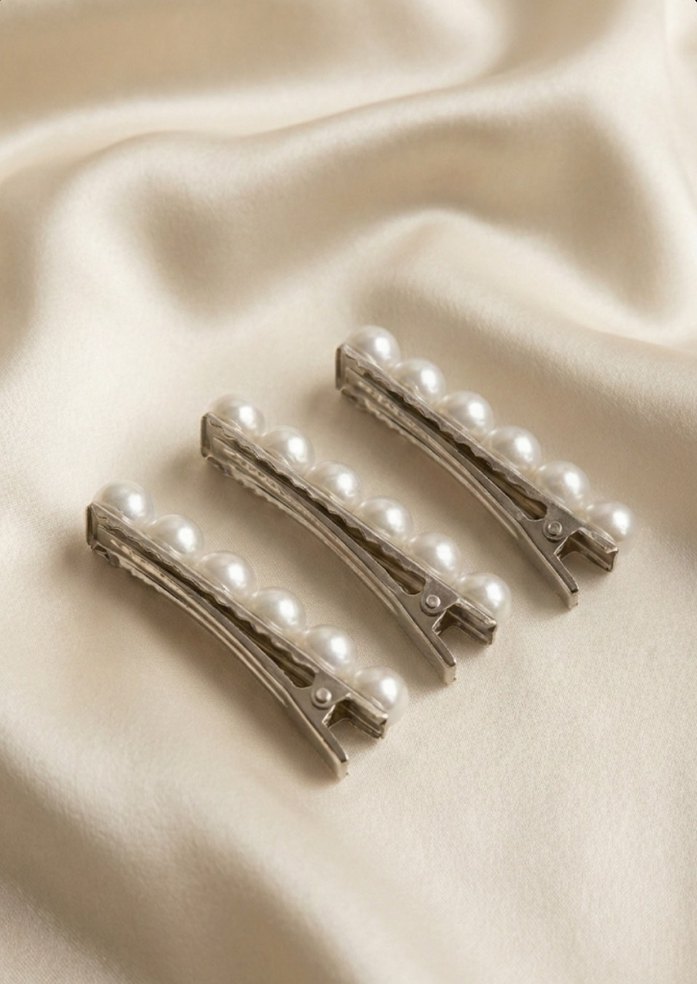 İnci Detaylı Metal Toka Seti - Görsel 2