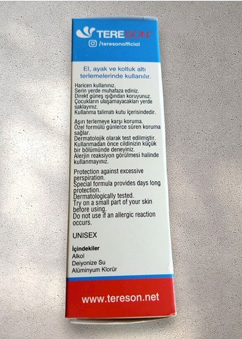 Tereson Terleme Önleyici Deodorant - Görsel 4