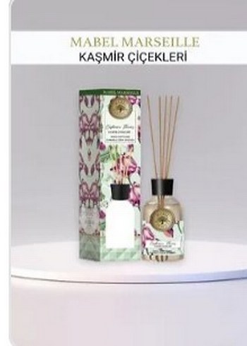 Diğer 2 Adet Kaşmir Çiçekleri Çubuklu Oda Kokusu.