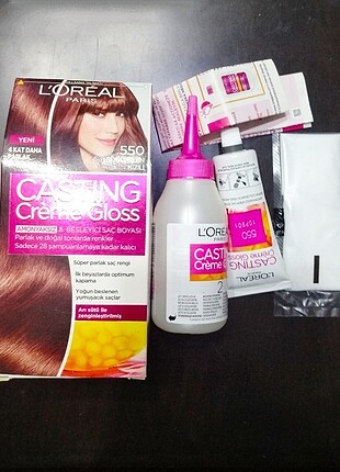 Loreal Casting Creme Gloss 550 Böğürtlen Kızılı