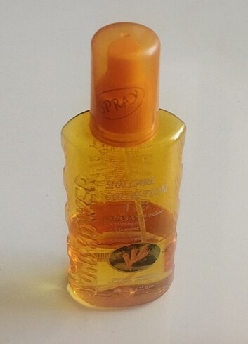 Havuçlu E vitaminli Güneş Yağı Spf:4 UVA UVB