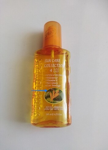 Beden Havuçlu E vitaminli Güneş Yağı Spf:4 UVA UVB