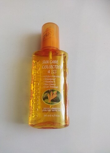 Diğer Havuçlu E vitaminli Güneş Yağı Spf:4 UVA UVB