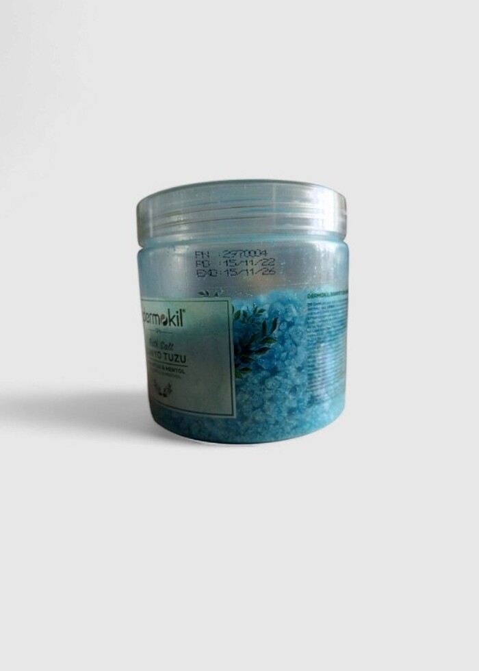Dermokil Okaliptüs Menthol Banyo Tuzu 300 ML. Az kullanılmıştır. - Görsel 2
