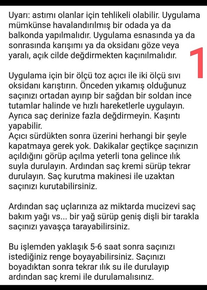 Kuaf Saç Açıcı Toz Oryal 200 G - Görsel 5