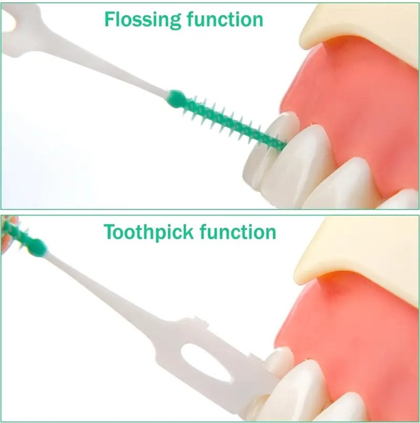 Diş Araları Temizleme Fırçası 200 Adet - Görsel 3