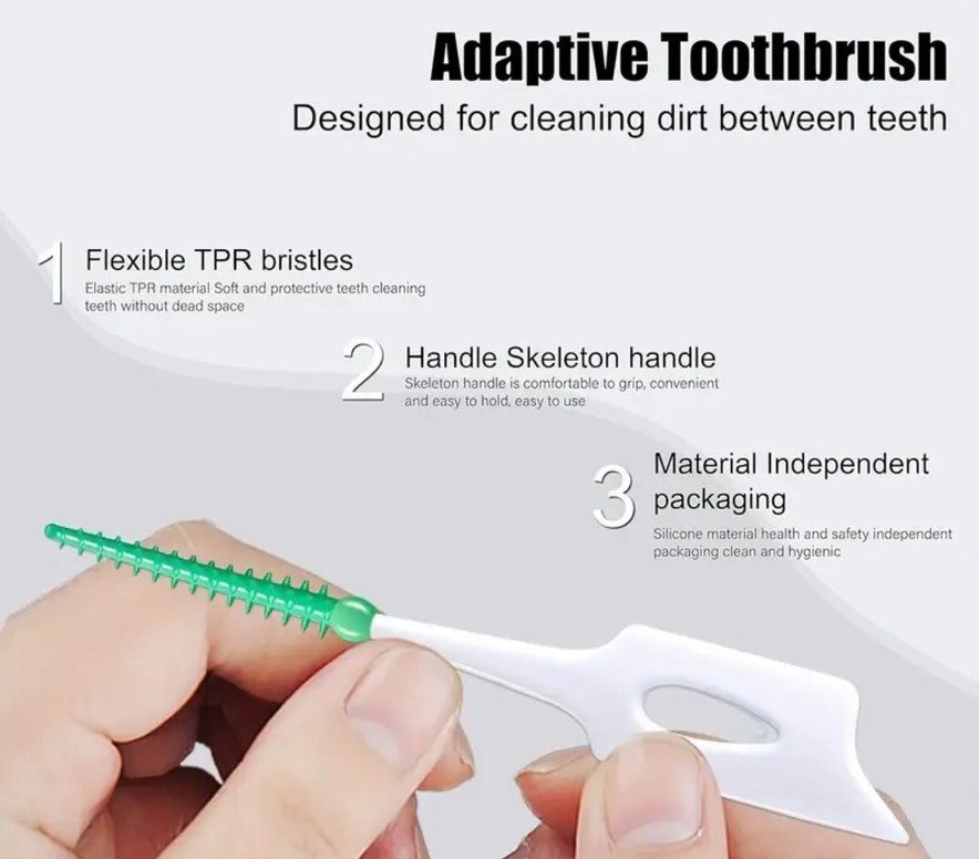 Diş Araları Temizleme Fırçası 200 Adet - Görsel 4