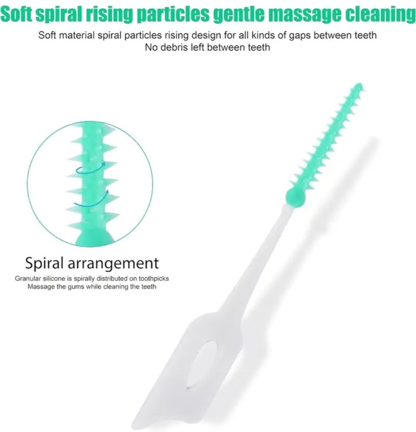 Diş Araları Temizleme Fırçası 200 Adet - Görsel 5