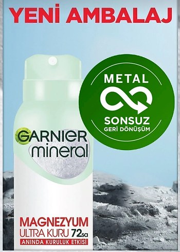 Garnier Mineral Magnezyum Ultra Kuru Kadın Deodorant - Görsel 9