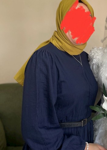 Diğer Lacivert Uzun Elbise