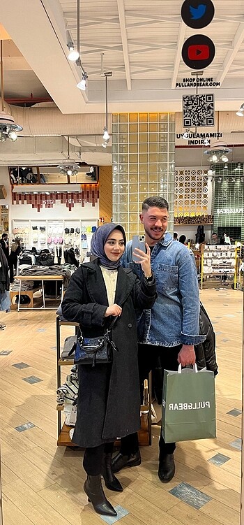Trendyol & Milla SİYAH KAŞE KABAN TRENDYOLMİLLA