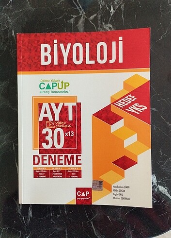 çap ayt biyoloji 30lu deneme