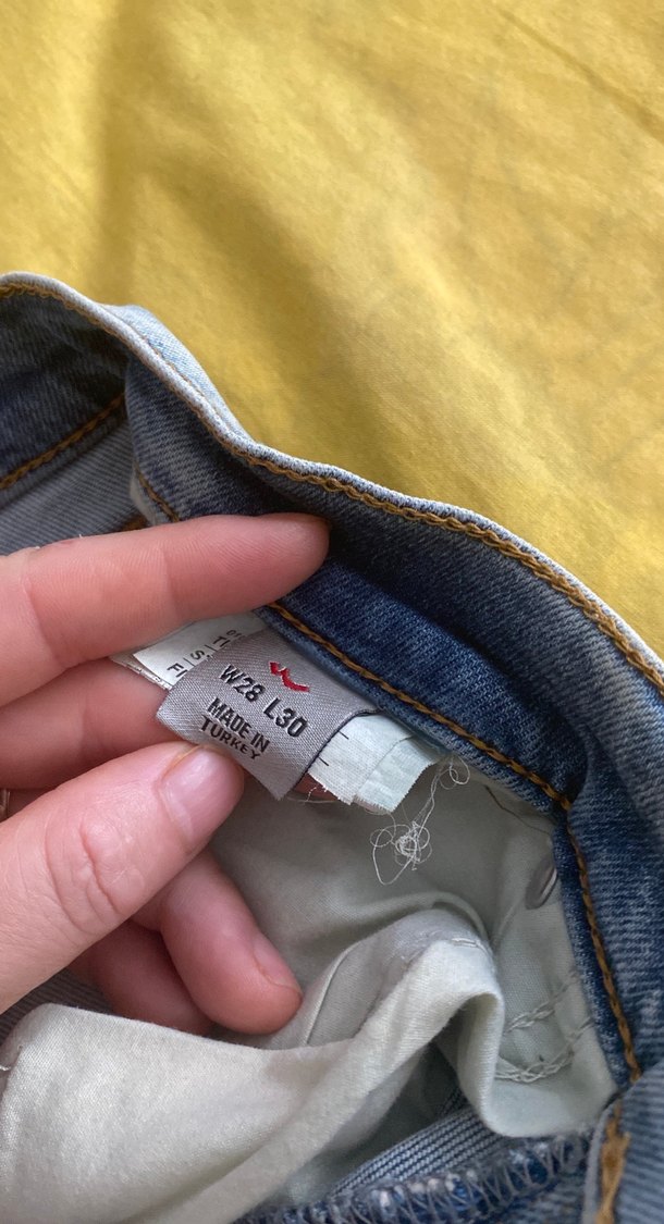 Mavi Kadın Midi Boy Kot Pantolon - Görsel 5