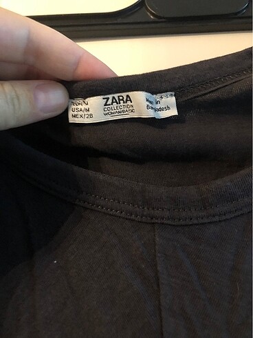 m Beden gri Renk Zara elbise