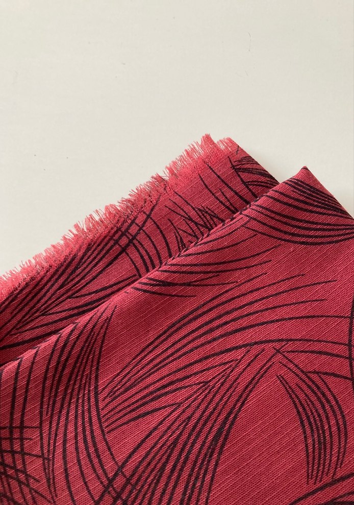 Bordo Bohem Tarzı Kadın Eşarp - Görsel 3