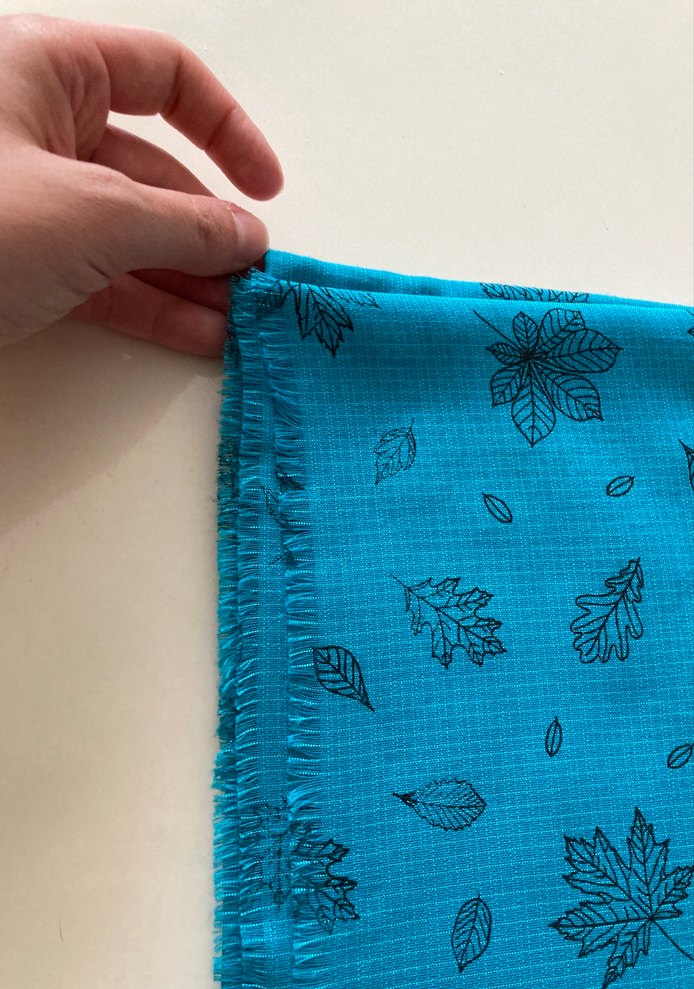 Mavi Desenli Kadın eşarp - Görsel 3