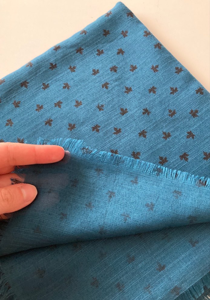 Lacivert Kadın Eşarp - Görsel 3