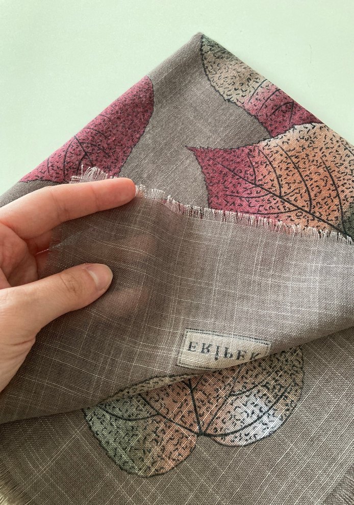 Bohem Tarzı kahverengi Kahverengi eşarp - Görsel 2