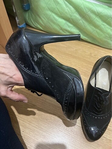 38 Beden siyah Renk Topuklu ayakkabı