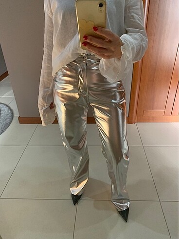 Gümüş sıfır ürün pantolon