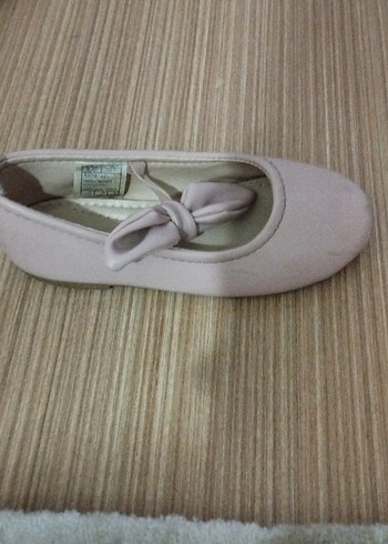 Kız Çocuk Beyaz Fiyonk Detaylı Babet - Görsel 3