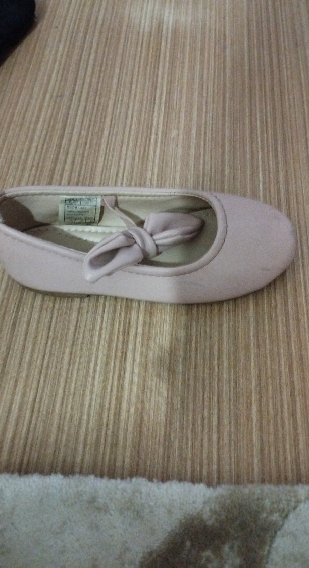 Kız Çocuk Beyaz Fiyonk Detaylı Babet - Görsel 3