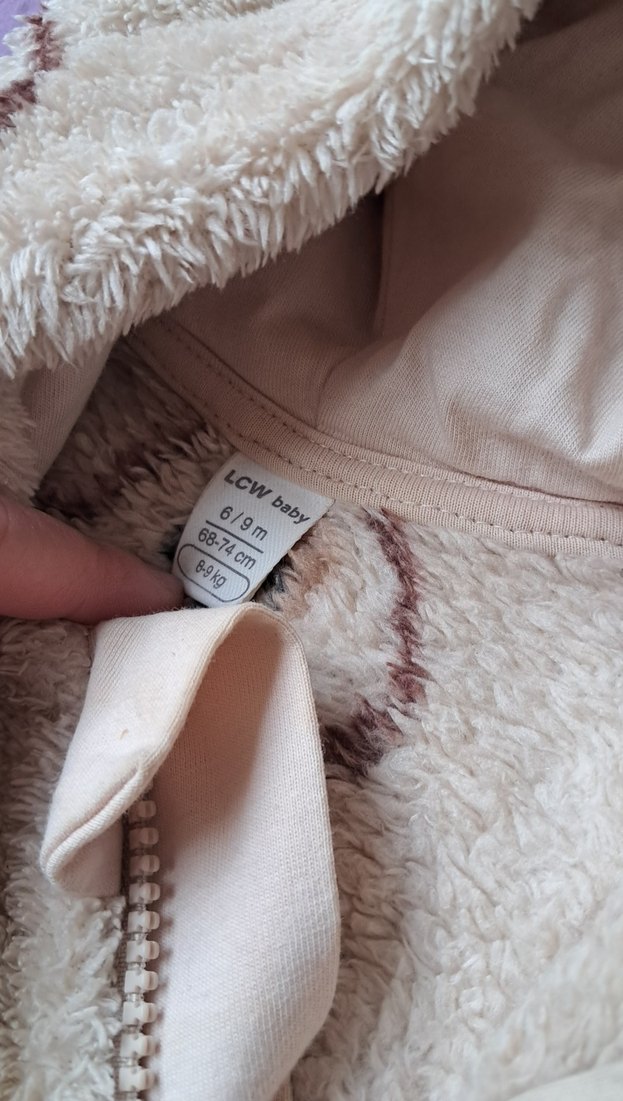 Kahverengi Peluş Bebek Tulumu - Görsel 2