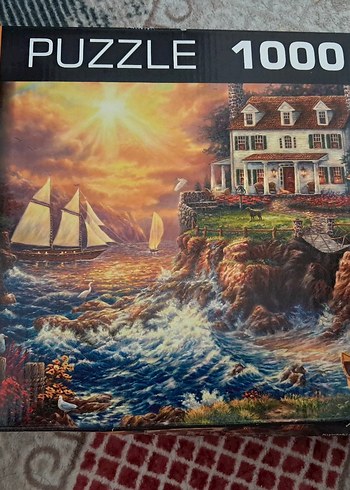 1000 Parça Deniz ve Ev Temalı Puzzle
