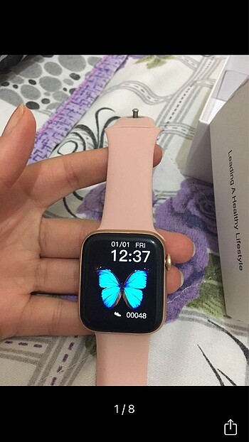 W26+ Watch 6 Plus Yeni Nesil Pembe Tü...