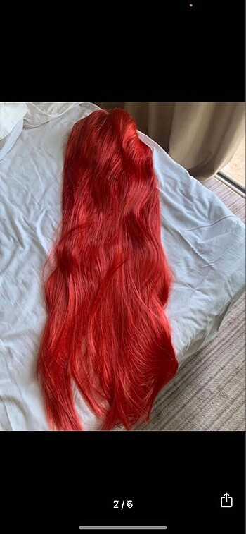 Zara Kırmızı peruk