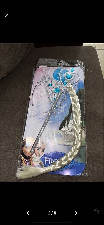  Beden Frozen Elsa saç seti