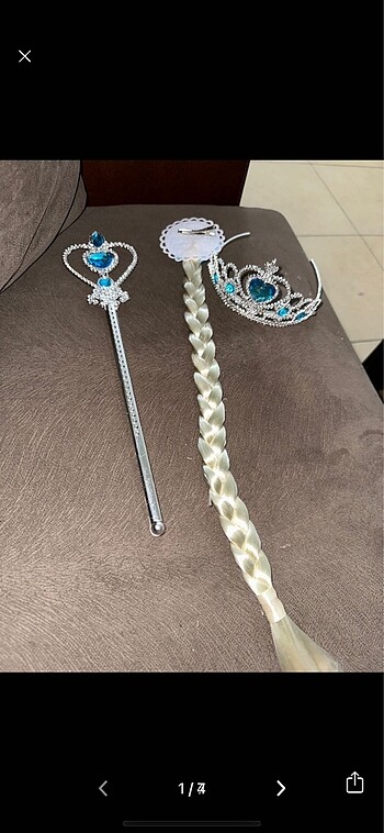 Zara Frozen Elsa saç seti