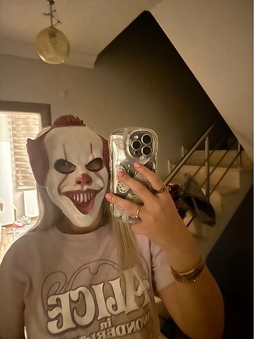 s Beden Halloween palyaço maske