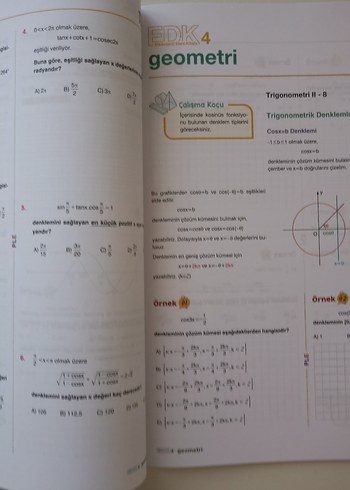 Beden EDK4 Geometri Üniversite Hazırlık Kitabı
