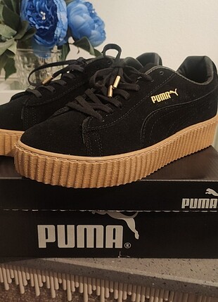 Puma Rihanna siyah süet 