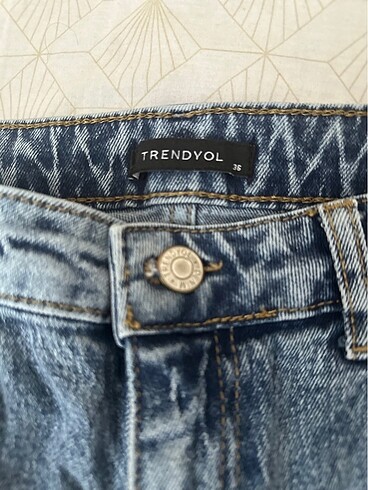 36 Beden mavi Renk Trendyolmilla jean