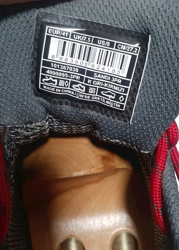 Gri Erkek Outdoor Spor Ayakkabı - Görsel 4