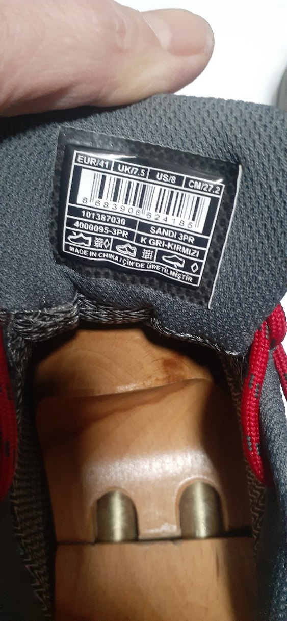 Gri Erkek Outdoor Spor Ayakkabı - Görsel 4