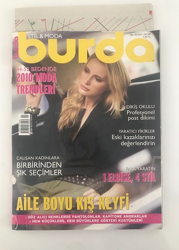 Burda Dergisi 2010 yılı Ocak ayı
