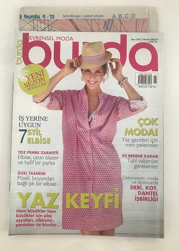 Burda Dergisi 2012 yılı Haziran ayı