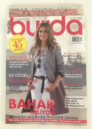 Burda Dergisi 2012 yılı Mart ayı