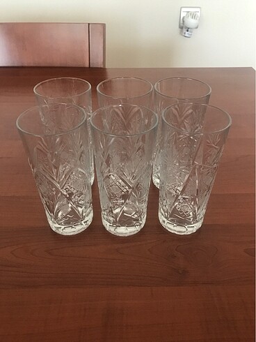Kesme rakı bardağı 6 adet