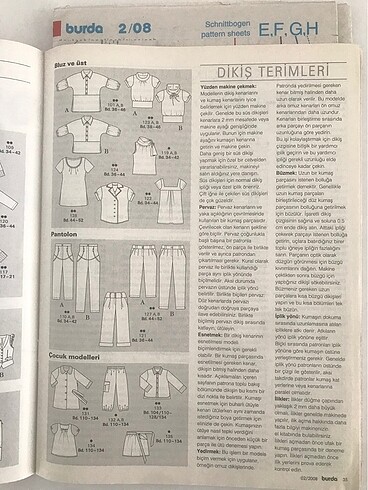 Beden Burda dergisi 2008 yılı Şubat ayı