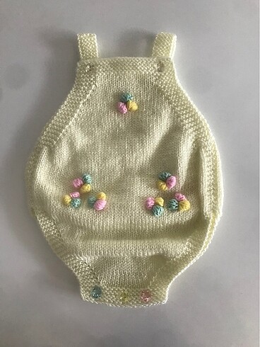 Diğer El örgüsü bebek tulumu ve patiği