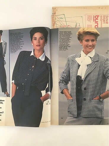Beden Renk Almanca Burda Dergisi 1985 yılı Ocak ayı