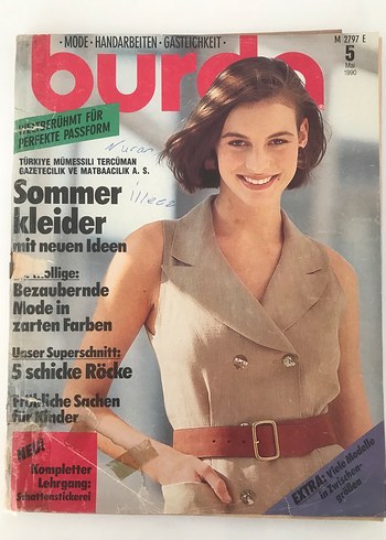 Burda Dergisi 1990 Yılı Mayıs ayı